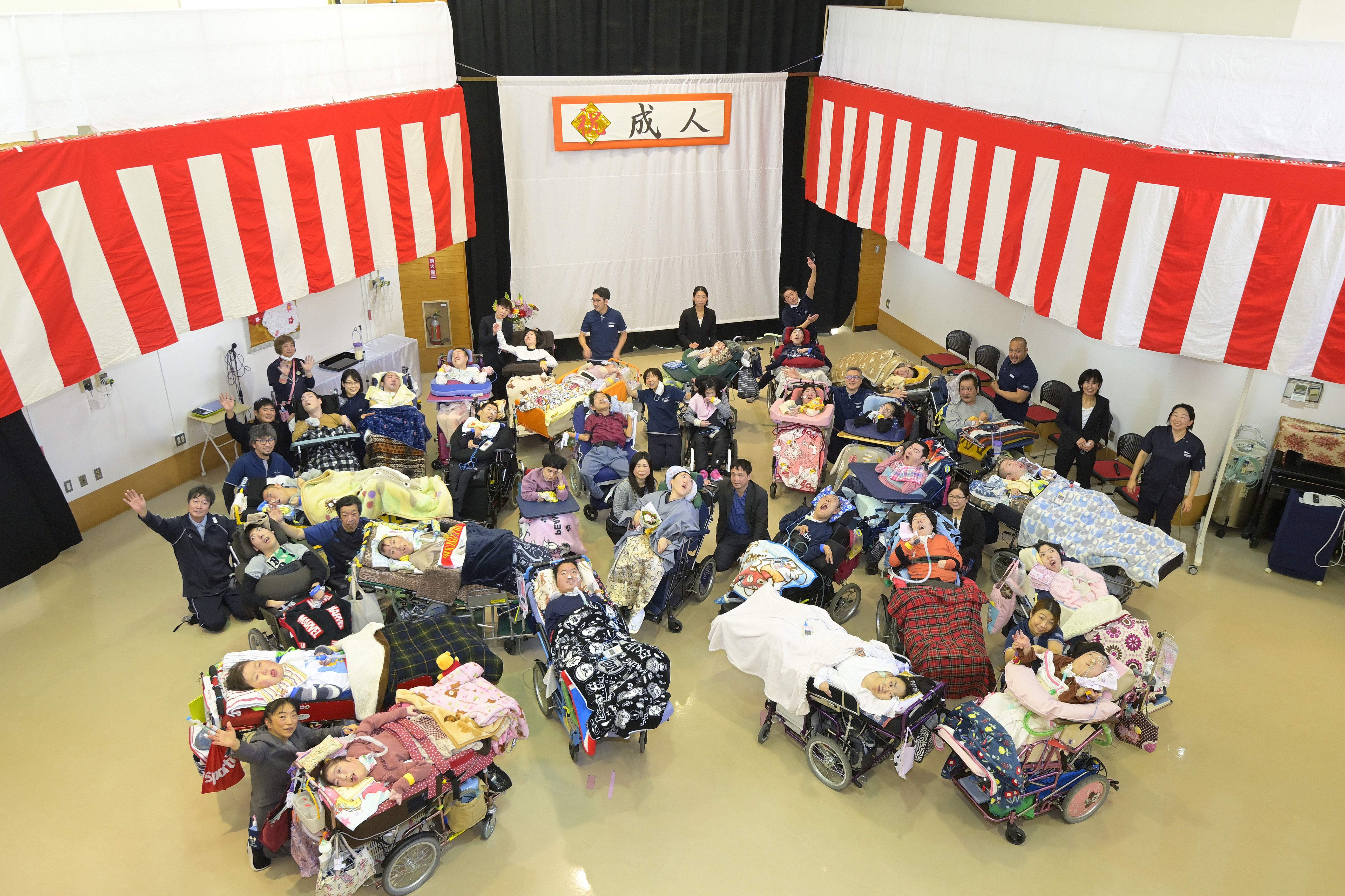 通所（デイサービス）成人を祝う会