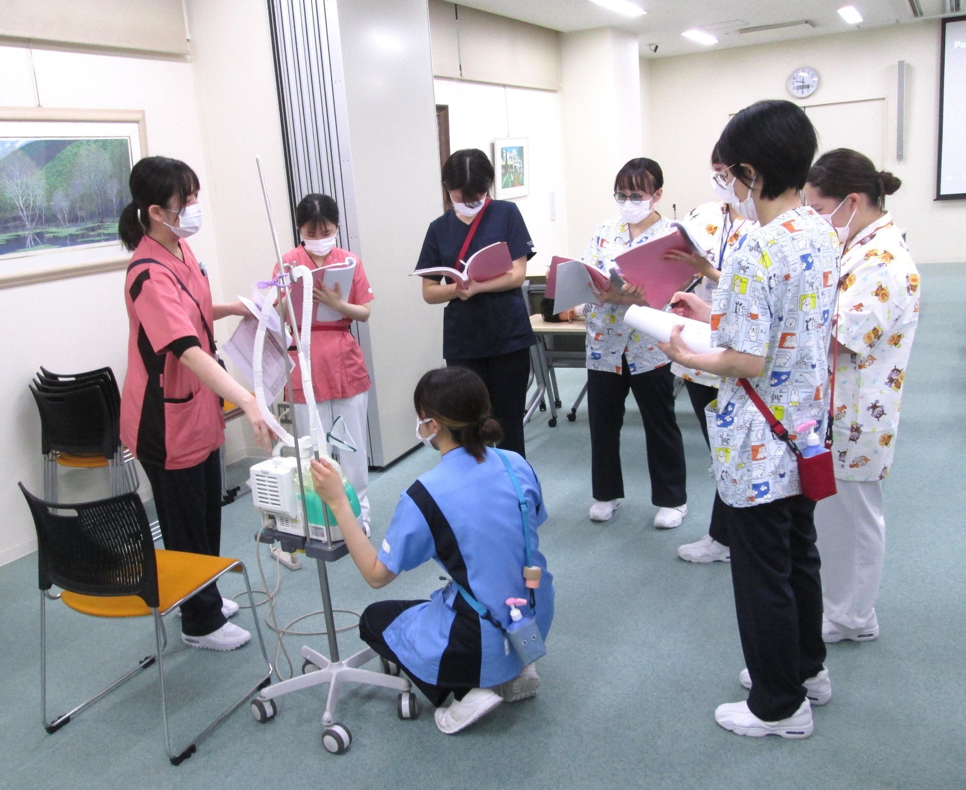 まだまだあります、新任研修💪